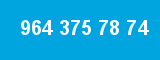 964 375 78 74 964 375 78 74